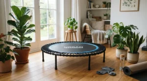 A low height rebounder for balance, rated the best rebounder for elderly use at home