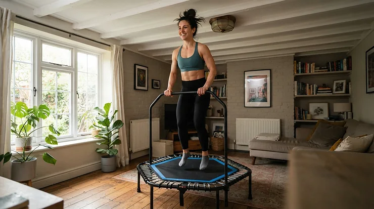 Comparing rebounder vs skipping rope for fitness in rooms with restricted ceiling height